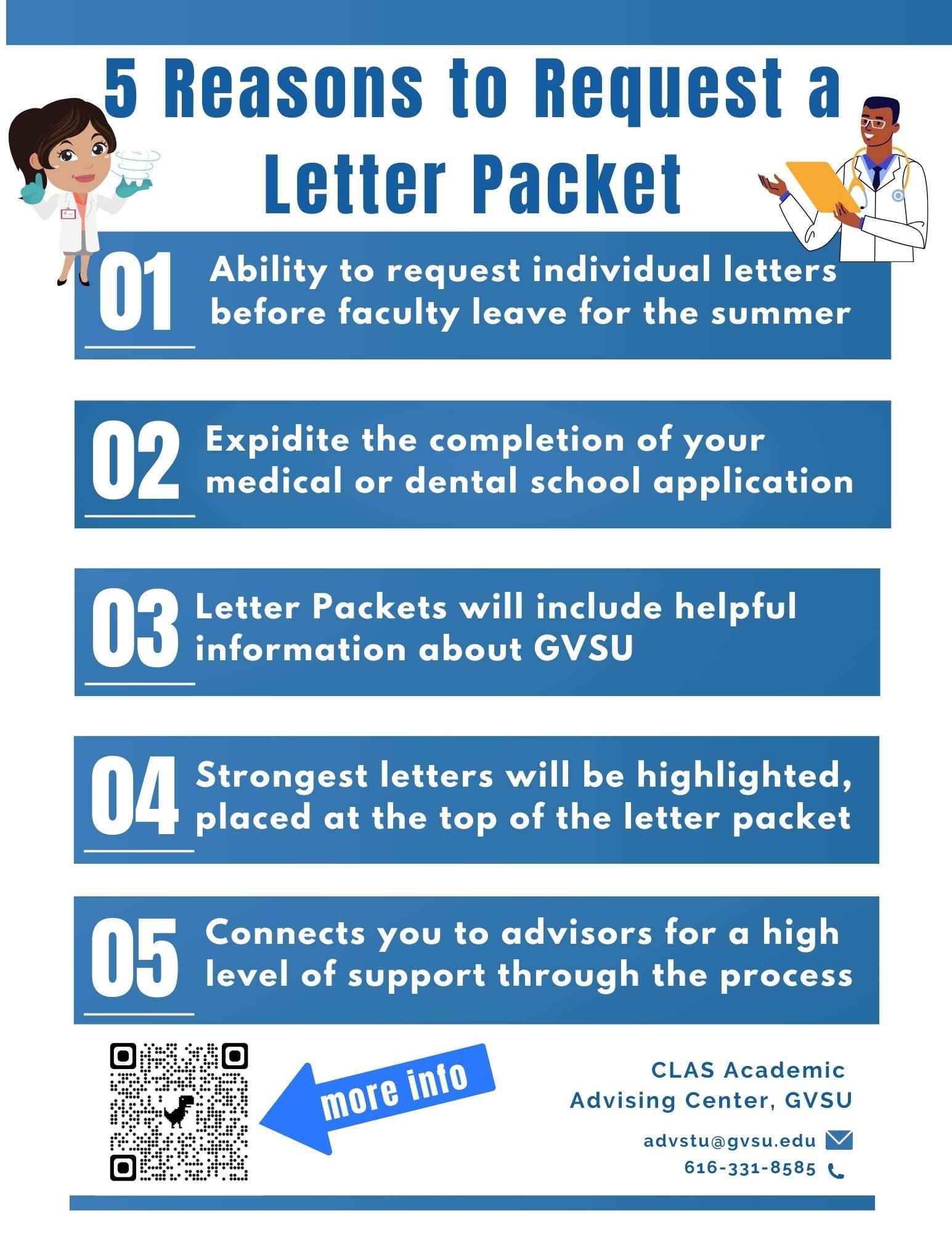 Five reasons to request a letter packet